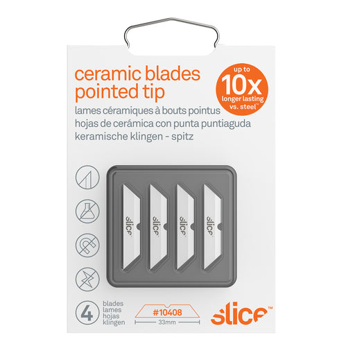 Slice™ Pointed-Tip Ceramic Box Cutter Blades