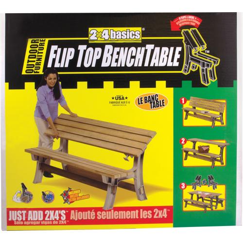 2x4 Basics® Flip Top Park Bench / Table