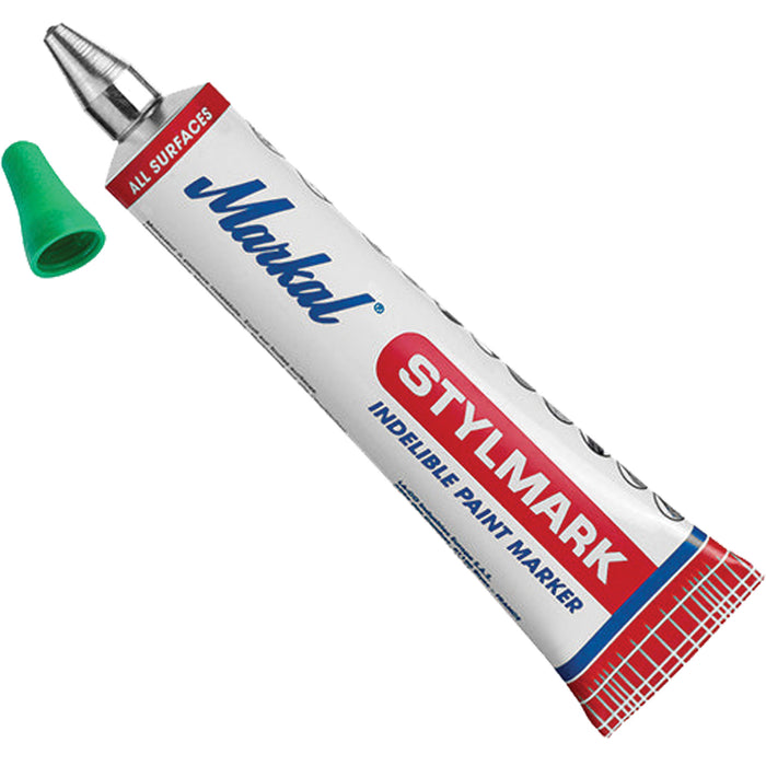 Stylmark® Ball-Tube Marker, Liquid, White