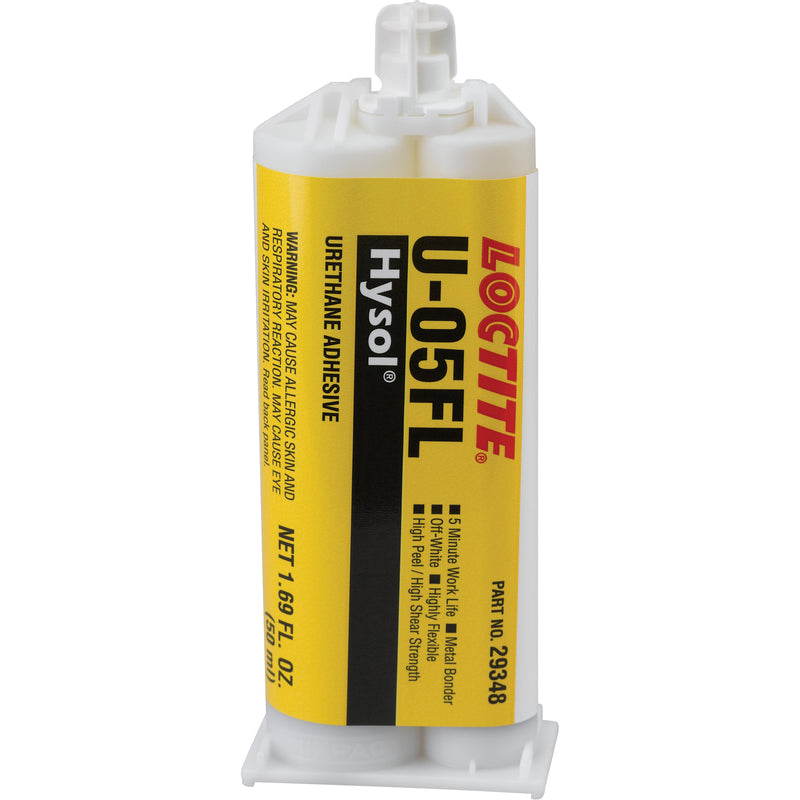 Adhésif uréthane Hysol™ U-05FL, deux composants, double cartouche, 90 g, blanc cassé