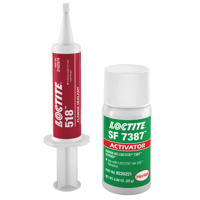 Mastic d'étanchéité pour brides 518™, seringue, rouge