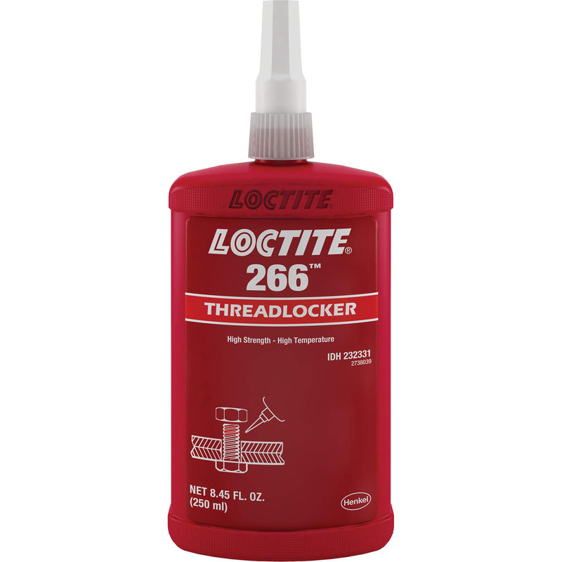 Frein-filet 266, rouge, haute résistance, flacon de 250 ml