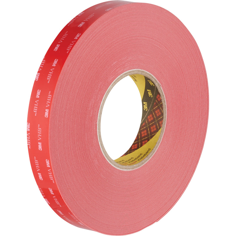 Ruban adhésif VHB™, 12,7 mm (1/2") de largeur x 32,9 m (108 pi) de longueur, 25 mils d'épaisseur