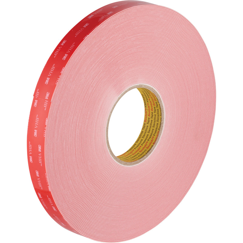 Ruban adhésif VHB™, 18 mm (3/4") de largeur x 32,9 m (108 pi) de longueur, 45 mils d'épaisseur