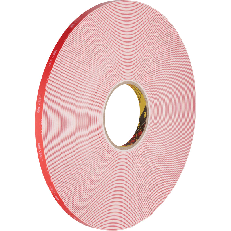 Ruban adhésif VHB™, 18 mm (3/4") de largeur x 32,9 m (108 pi) de longueur, 62 mils d'épaisseur