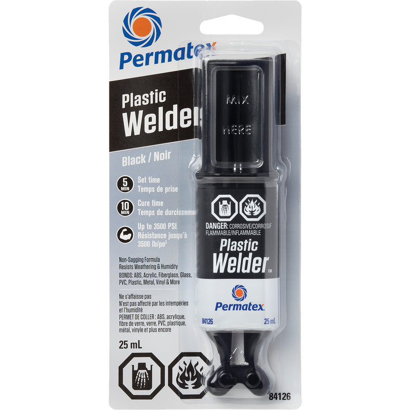 Époxy Plastic Welder™, 25 ml, seringue, deux composants, noir