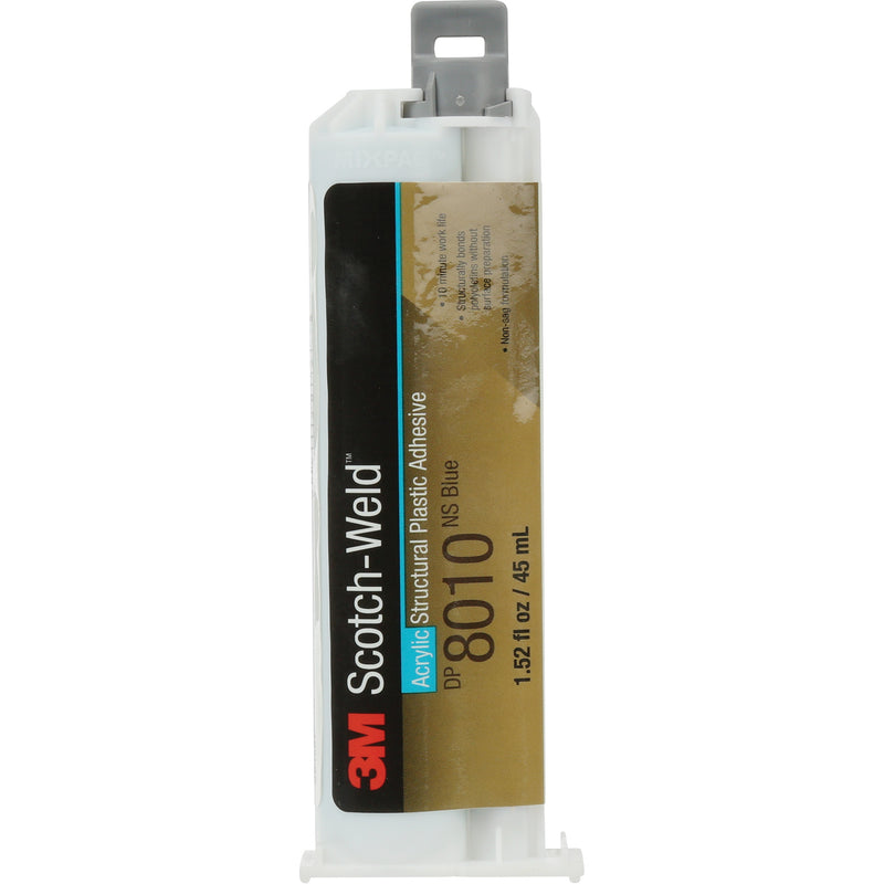 Adhésif structurel pour plastique Scotch-Weld™, deux composants, double cartouche, 45 ml, bleu