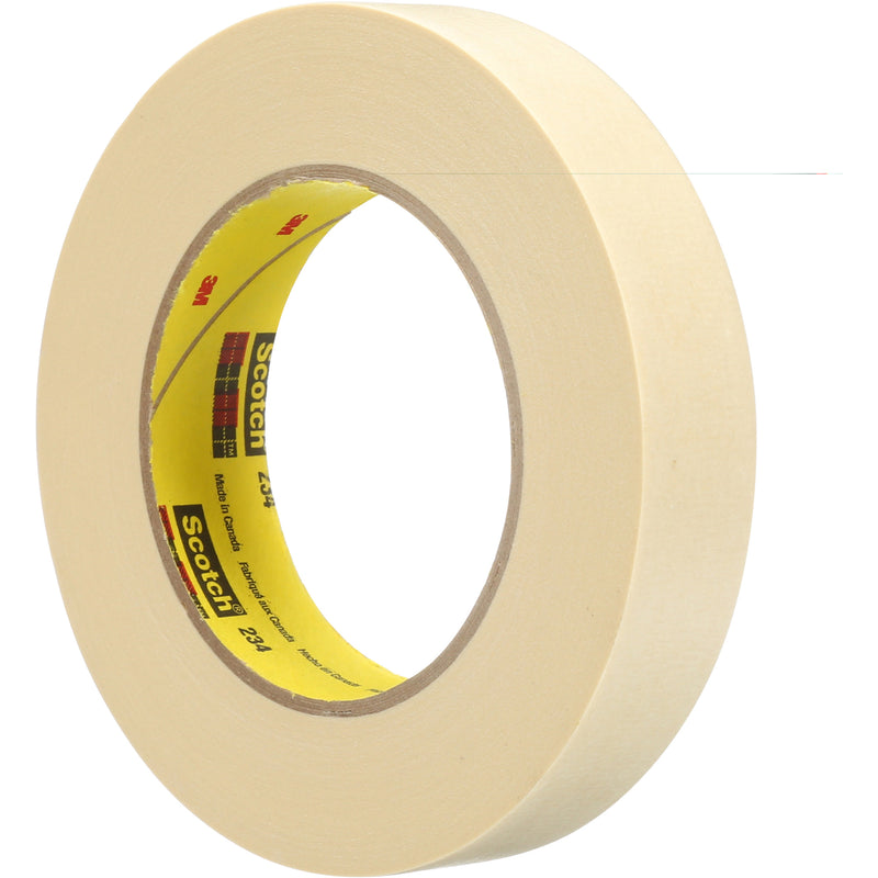 General-Purpose Masking Tape 234, 24 mm (1") x 55 m (180'), Tan