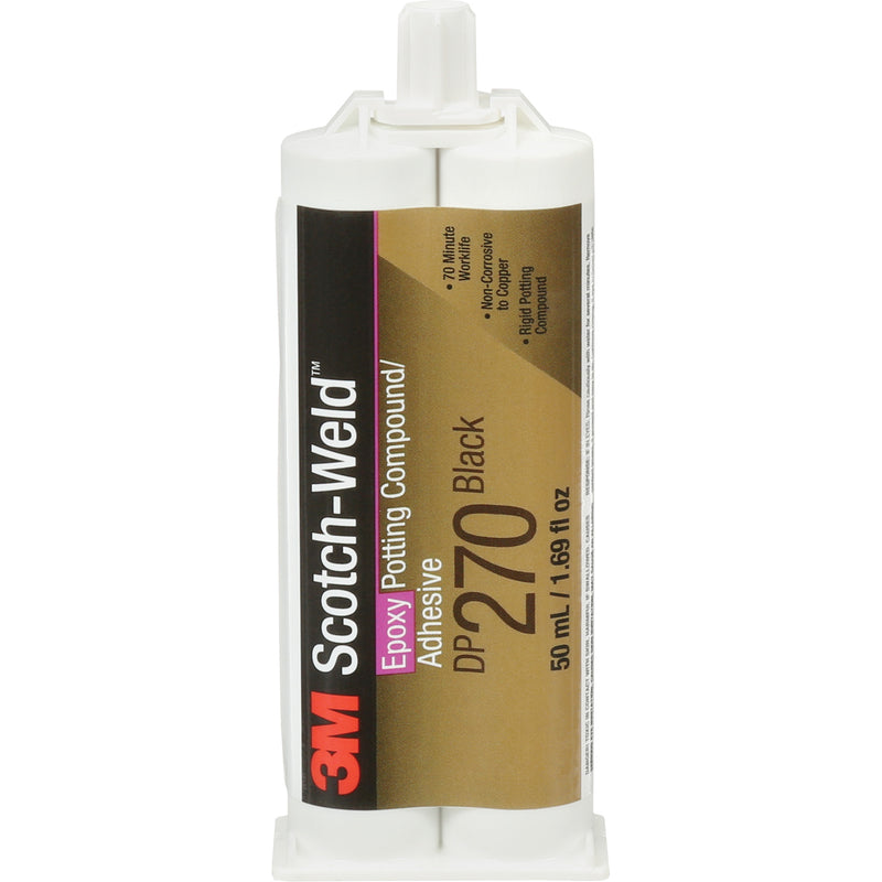 Composé d'enrobage Scotch-Weld™, 50 ml, cartouche double, deux composants, noir