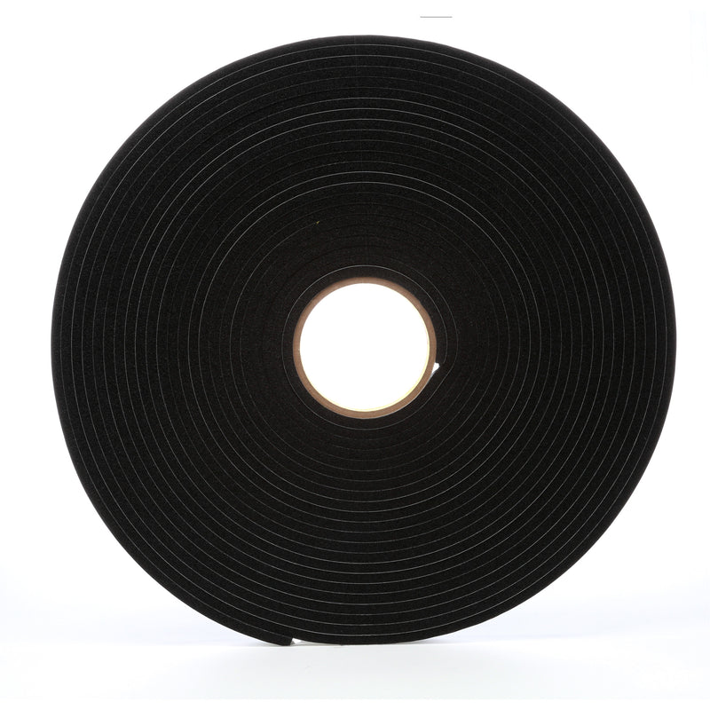 Ruban mousse vinyle 4504, 19 mm (3/4 po) de largeur x 16,5 m (54 pi) de longueur, 250 mils, noir