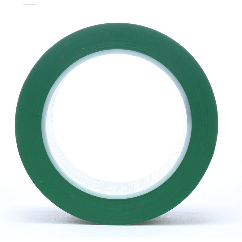 Ruban adhésif en vinyle 471, 50,8 mm (2 po) de largeur x 32,9 m (108 pi) de longueur, 5,2 mils, vert