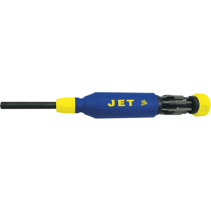 15-IN-1 Multi-Bit Screwdriver, Textured Handle