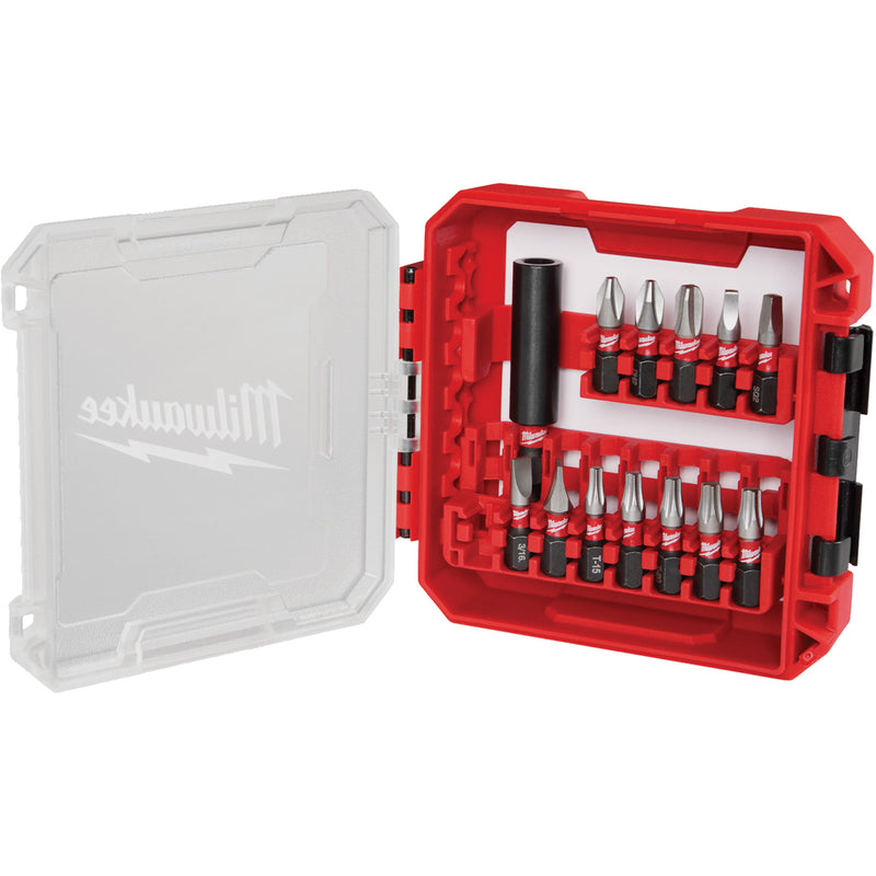 Impact Driver Bit Set, 13 Pcs., Phillips/Slotted/Square/Torx®