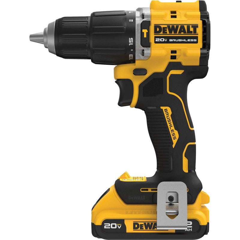 Atomic Compact Series™ Brushless Cordless Hammer Drill Kit, 1/2" Chuck, 20 V