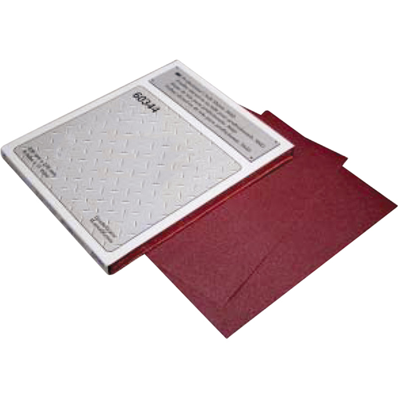 Shop Cloth Rolls - 314D Professional Cloth Sheets, 9" x 11", 80J Grit, Aluminum Oxide