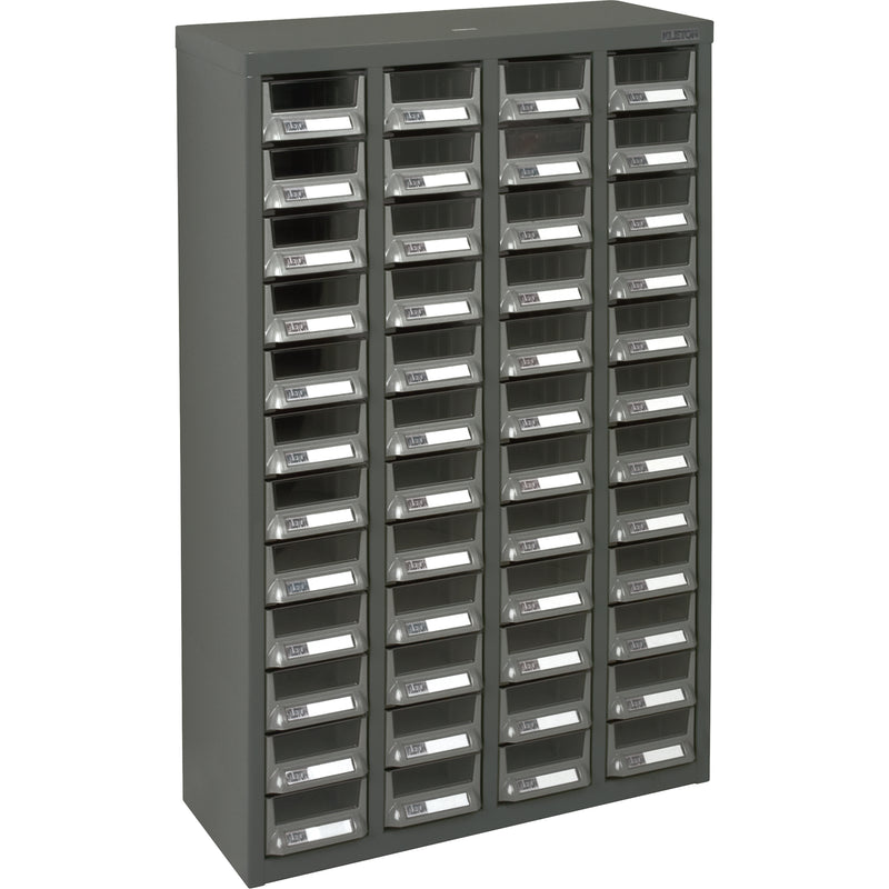 Armoire à pièces KPC-400, acier galvanisé, 48 tiroirs, 22-3/5" x 8-7/10" x 36-9/10", gris
