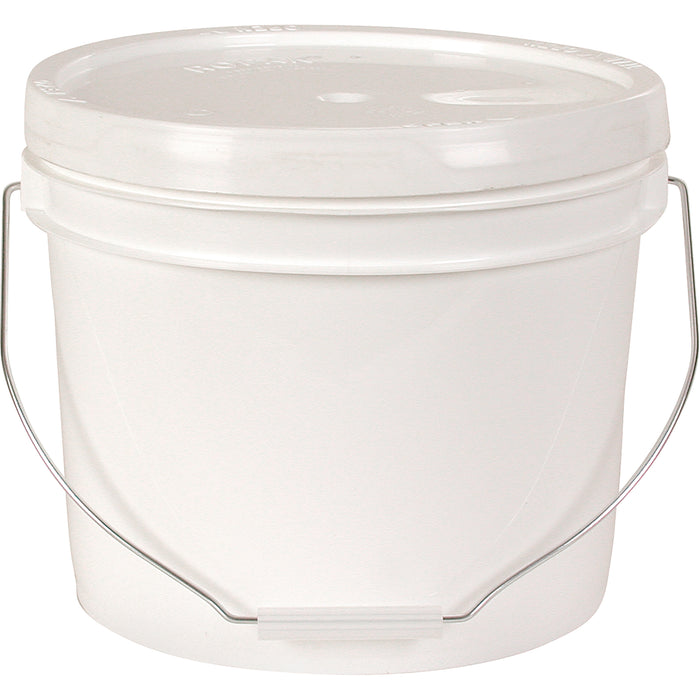 General-Purpose Pail with Lid, Plastic, 3 gal.