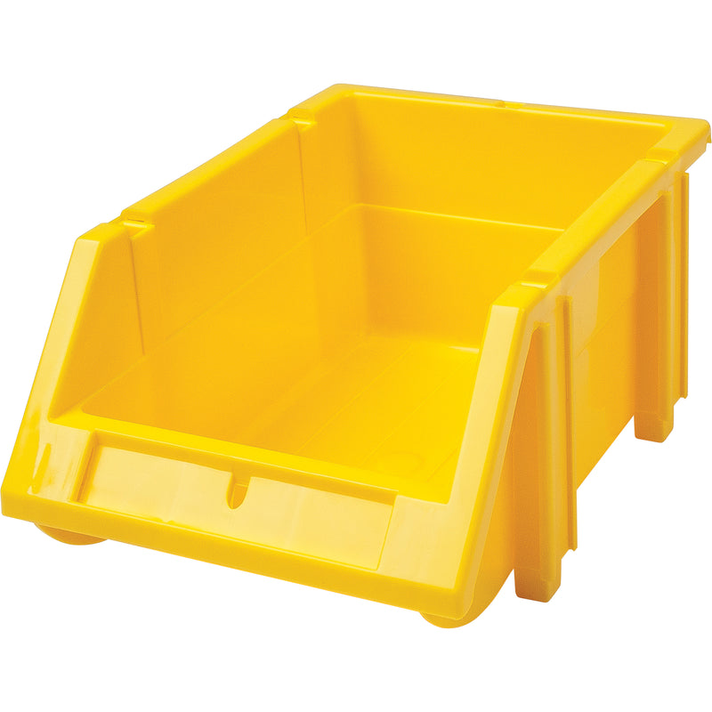 Bac empilable et suspendu, 4-13/16 po L x 3-3/16 po H x 7-1/8 po P, jaune