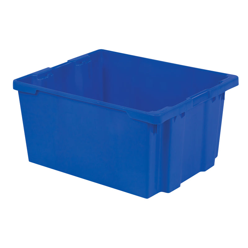 Polylewton Stack-N-Nest® Containers, 15.1" x 30.1" x 24", Blue