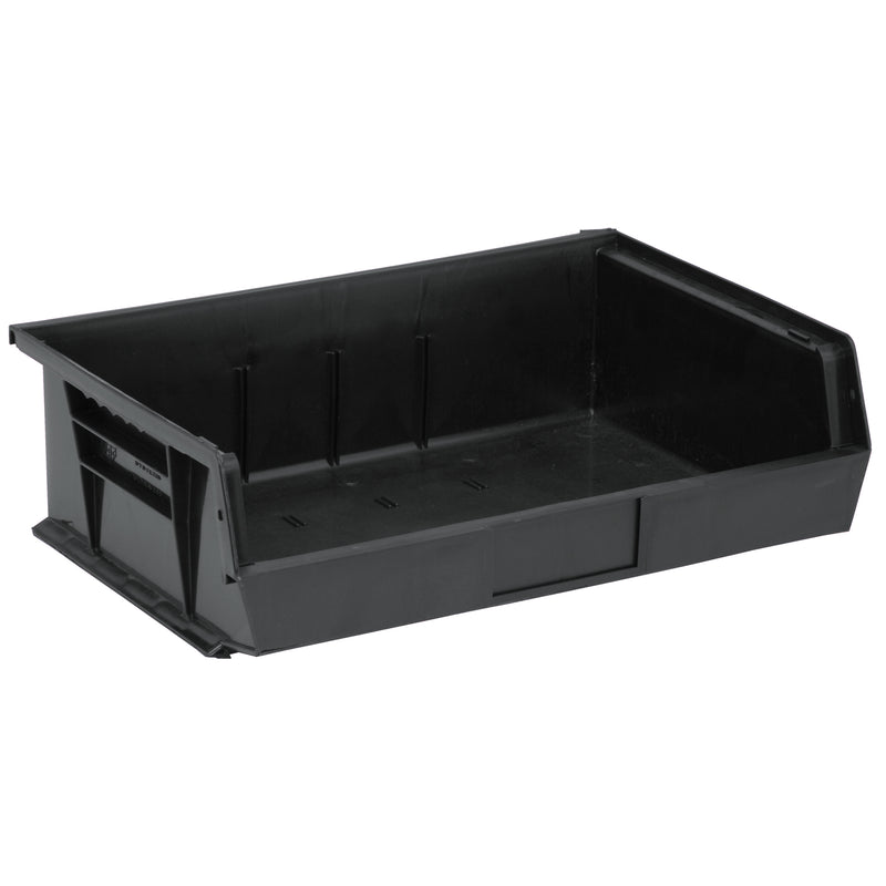 Ultra Stack & Hang Bin, 16-1/2" W x 5" H x 10-7/8" D, Black