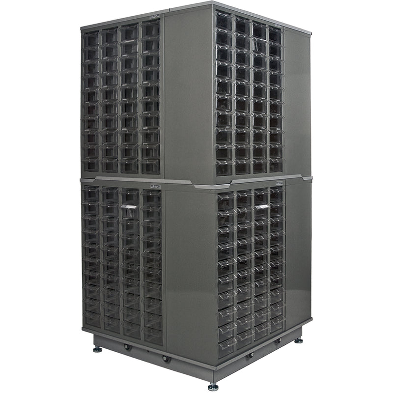 Armoire à pièces KPC-600, acier galvanisé, 40 tiroirs, 18-3/10" x 8-7/10" x 25-3/10", gris