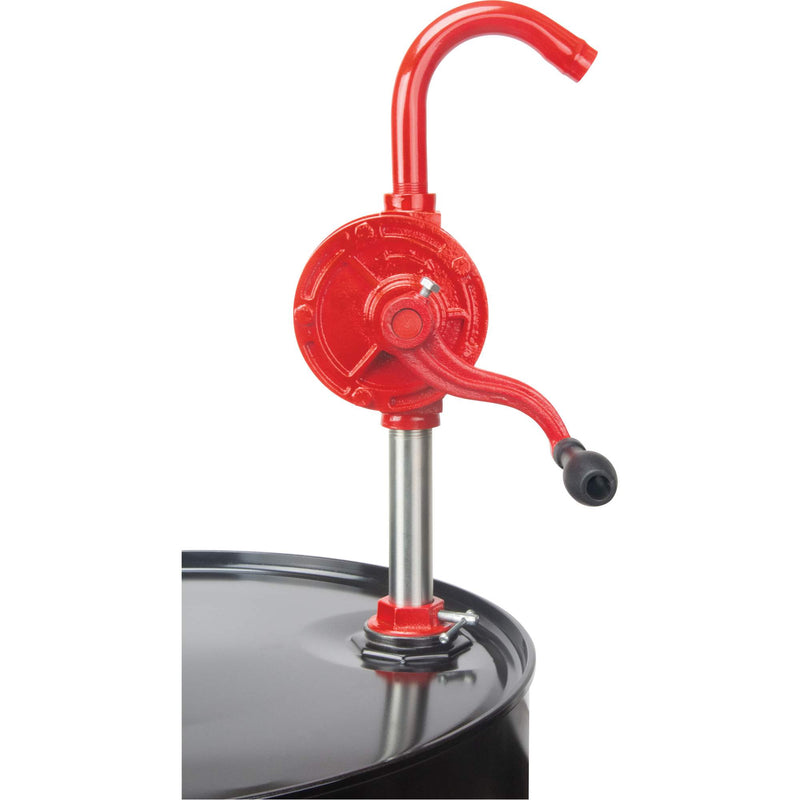 Pompe à baril de type rotatif
