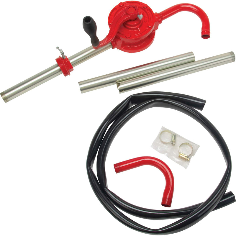 Pompe à baril de type rotatif