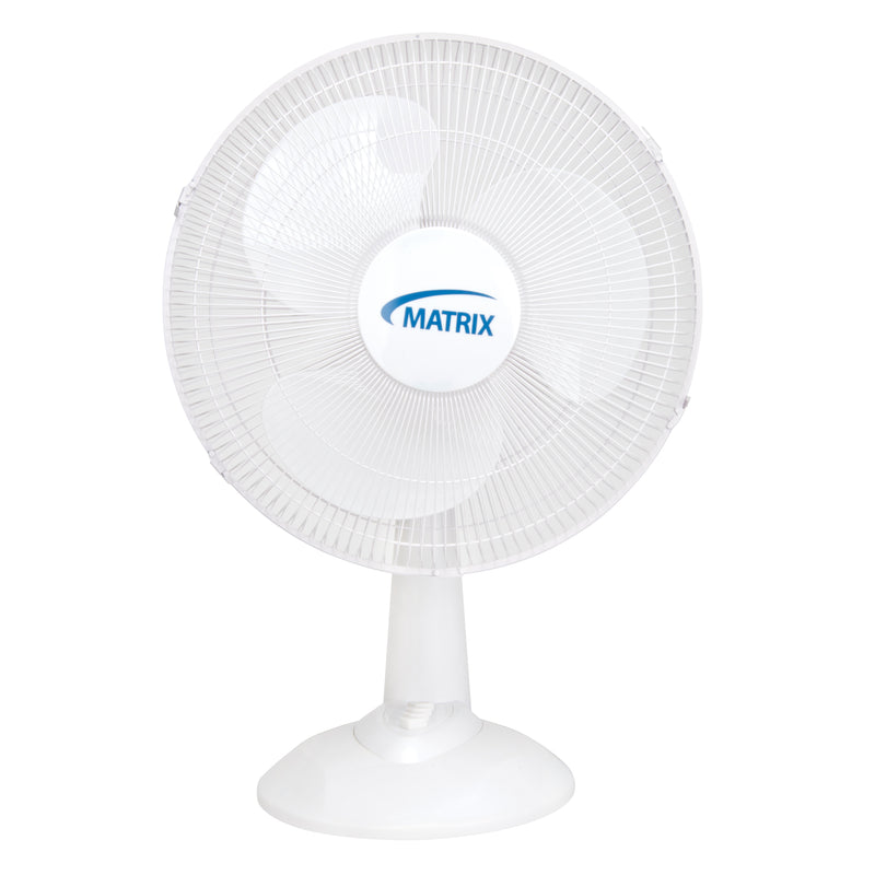 Ventilateur de bureau oscillant avec boutons poussoirs