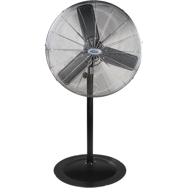 Ventilateur sur pied non oscillant, robuste, 2 vitesses, 66 cm de diamètre