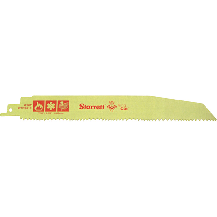 King Cut™ Fire, Rescue & Demolition Reciprocating Blades, Bi-Metal, 10-14 TPI, 6" L x 3/4" W