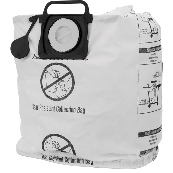 Tear-Resistant Dry Collection Vacuum Bags, 5 - 10 US gal.