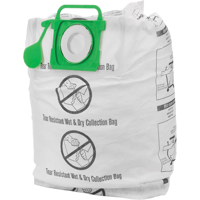 Tear-Resistant Wet/Dry Collection Vacuum Bags, 5 - 10 US gal.