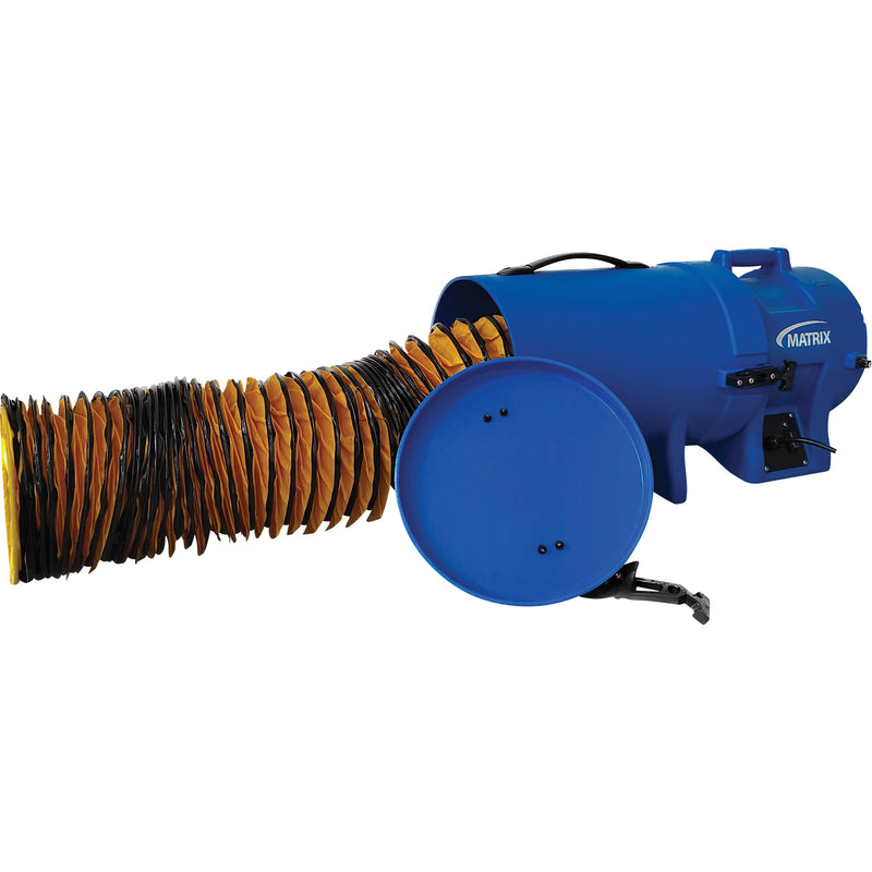 Souffleur d'air de 8 po avec conduit de 25 pi et réservoir, 1/4 CV, 816 pi³/min