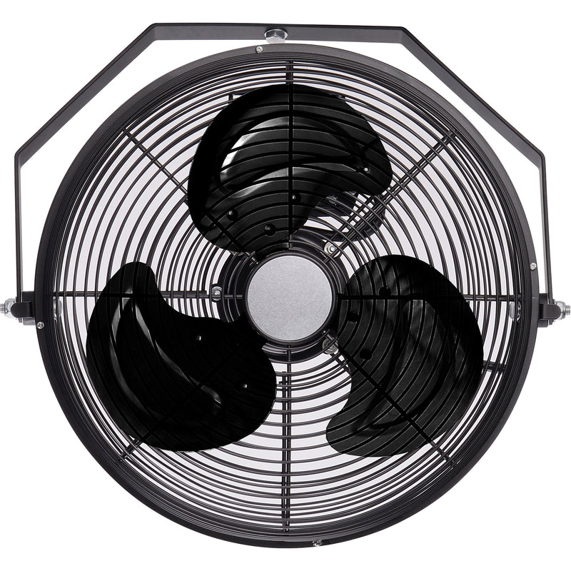 Industrial Workstation Fan, Industrial, 3 Speed, 12" Diameter
