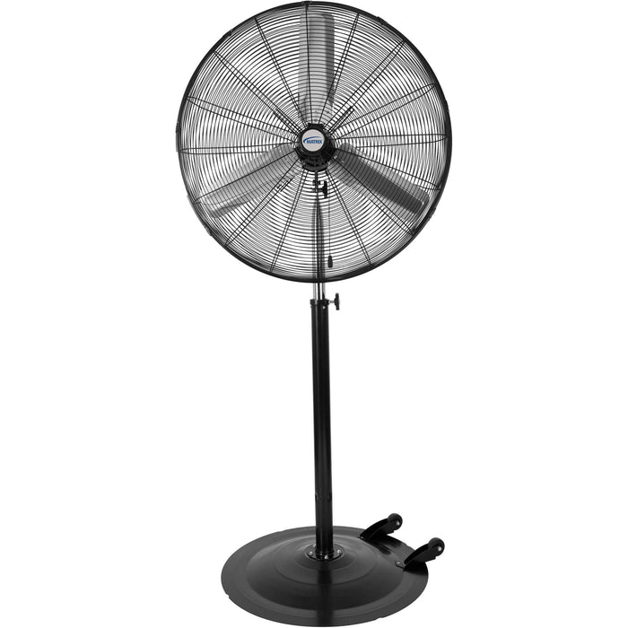 Non-Oscillating Pedestal Fan with Casters, Industrial, 3 Speed, 30" Diameter