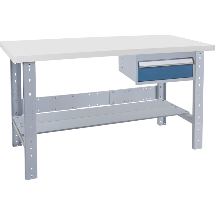 Heavy-Duty Modular Workbench, 48" W x 24" D x 2500 lbs. Capacity
