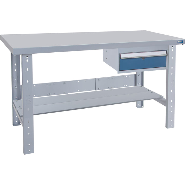 Heavy-Duty Modular Workbench, 48" W x 24" D x 2500 lbs. Capacity