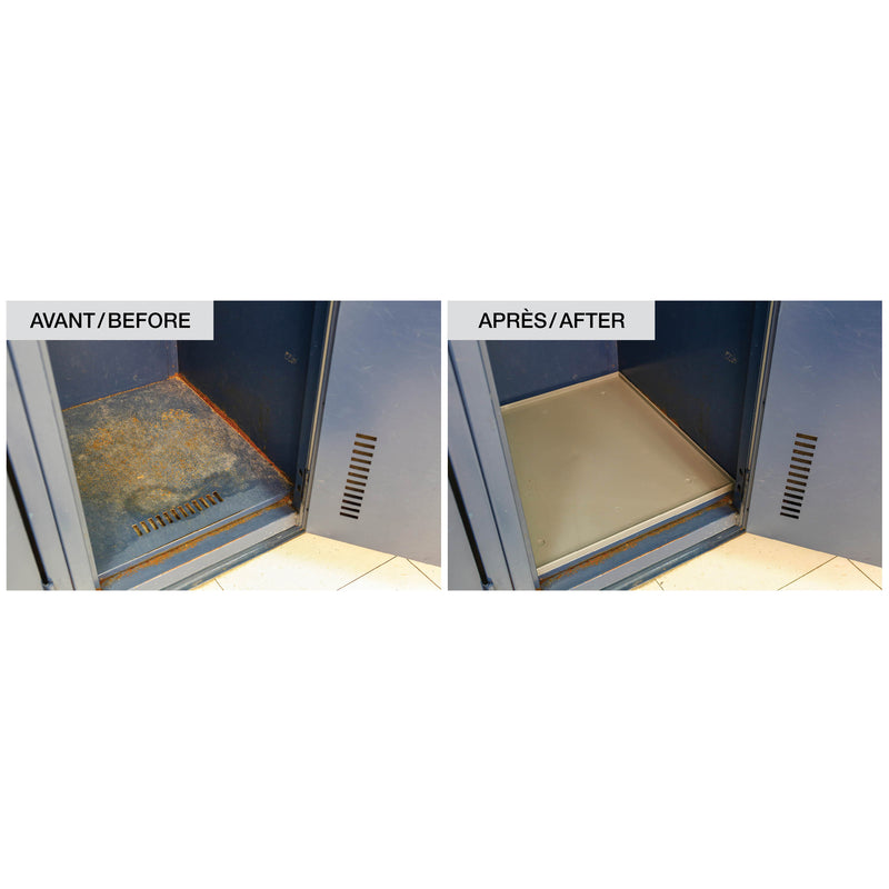 Insert de base pour casier, convient aux casiers de 15" x 18", gris foncé, plastique
