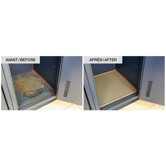 Locker Base Insert, Fits Locker Size 15" x 18", Dark Grey, Plastic