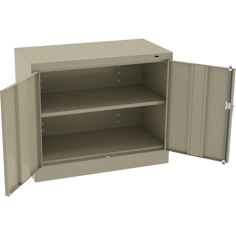 Armoire standard haute de bureau, acier, 76,2 cm (H) x 91,4 cm (L) x 45,7 cm (P), beige