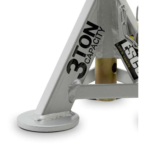 Performance Shorty Low Profile Jack Stands, 3 tons Capacity, 11" - 17" H