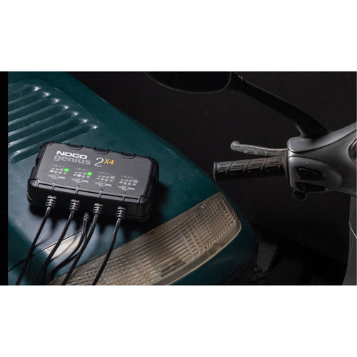Genius® 2X4™ 4-Bank, 8-Amp Battery Charger