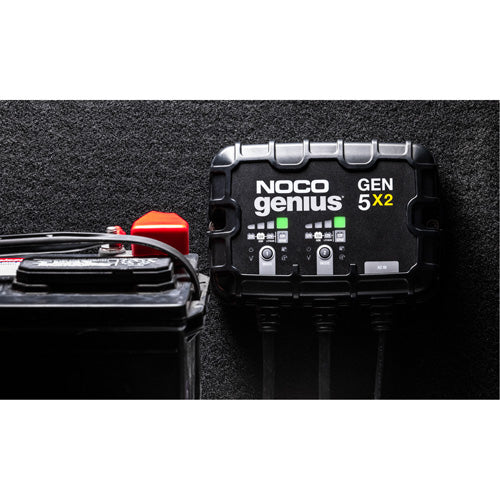 Genius® Gen5X2 2-Bank, 10-Amp On-Board Battery Charger
