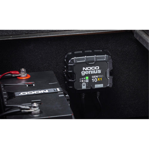 Genius® GenPro10X1 1-Bank, 10-Amp On-Board Battery Charger