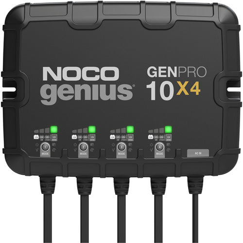 Genius® GenPro10X4 4-Bank, 40-Amp On-Board Battery Charger