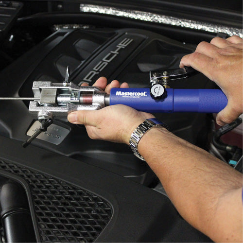 Universal Hydraulic Flaring Tool Set with Blue Handle & Adapter Set