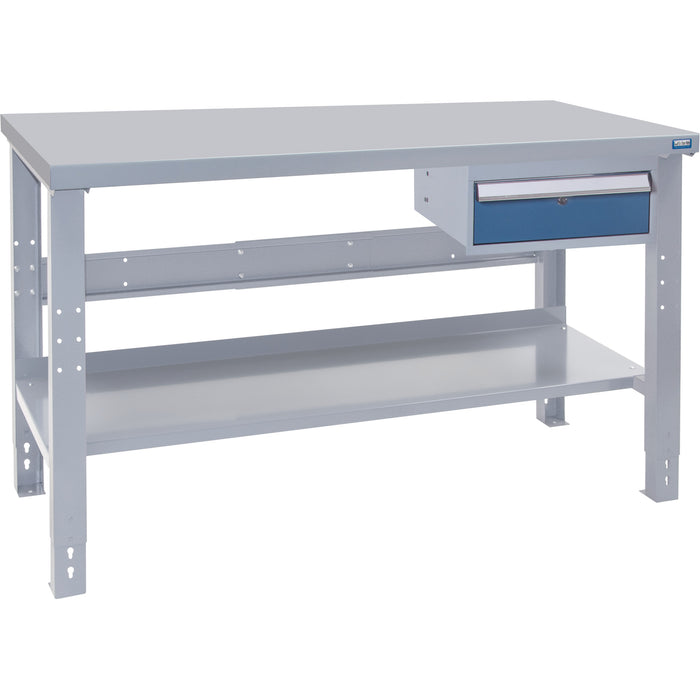 Industrial Modular Workbench, 48" W x 24" D x 1000 lbs. Capacity