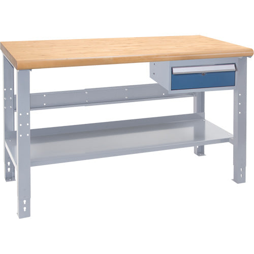 Industrial Modular Workbench, 1000 lbs. Cap., 60" W x 36" D