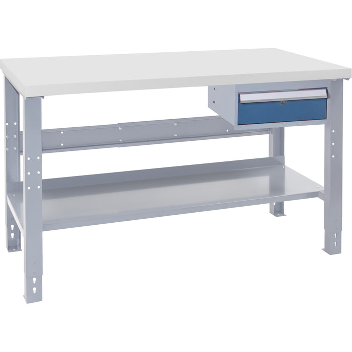 Industrial Modular Workbench, 48" W x 24" D x 1000 lbs. Capacity