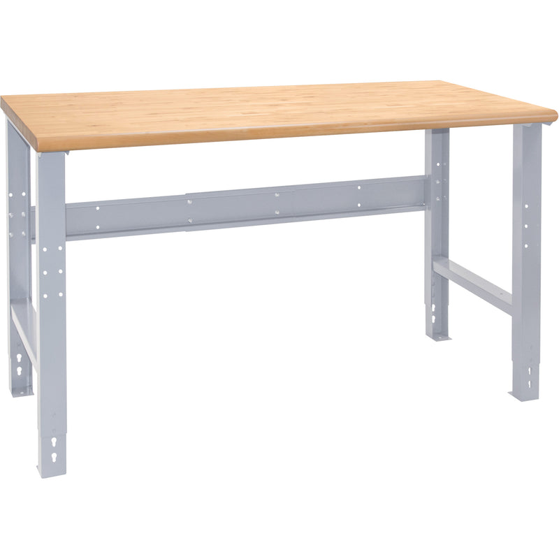 Établi modulaire industriel, dessus et pieds seulement, capacité de 1 000 lb, 48 po l x 24 po P